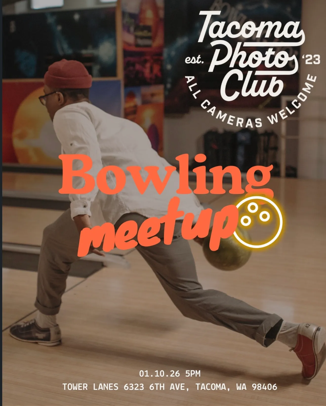 Flier for Bowling Meetup