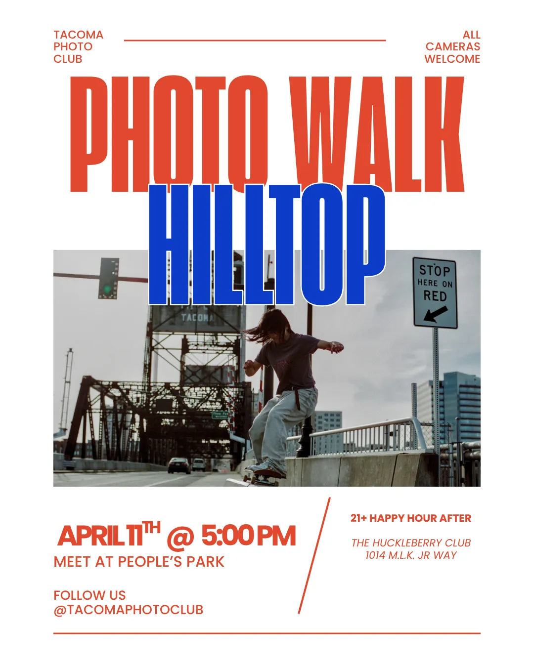 Flier for Photo Walk: Hilltop