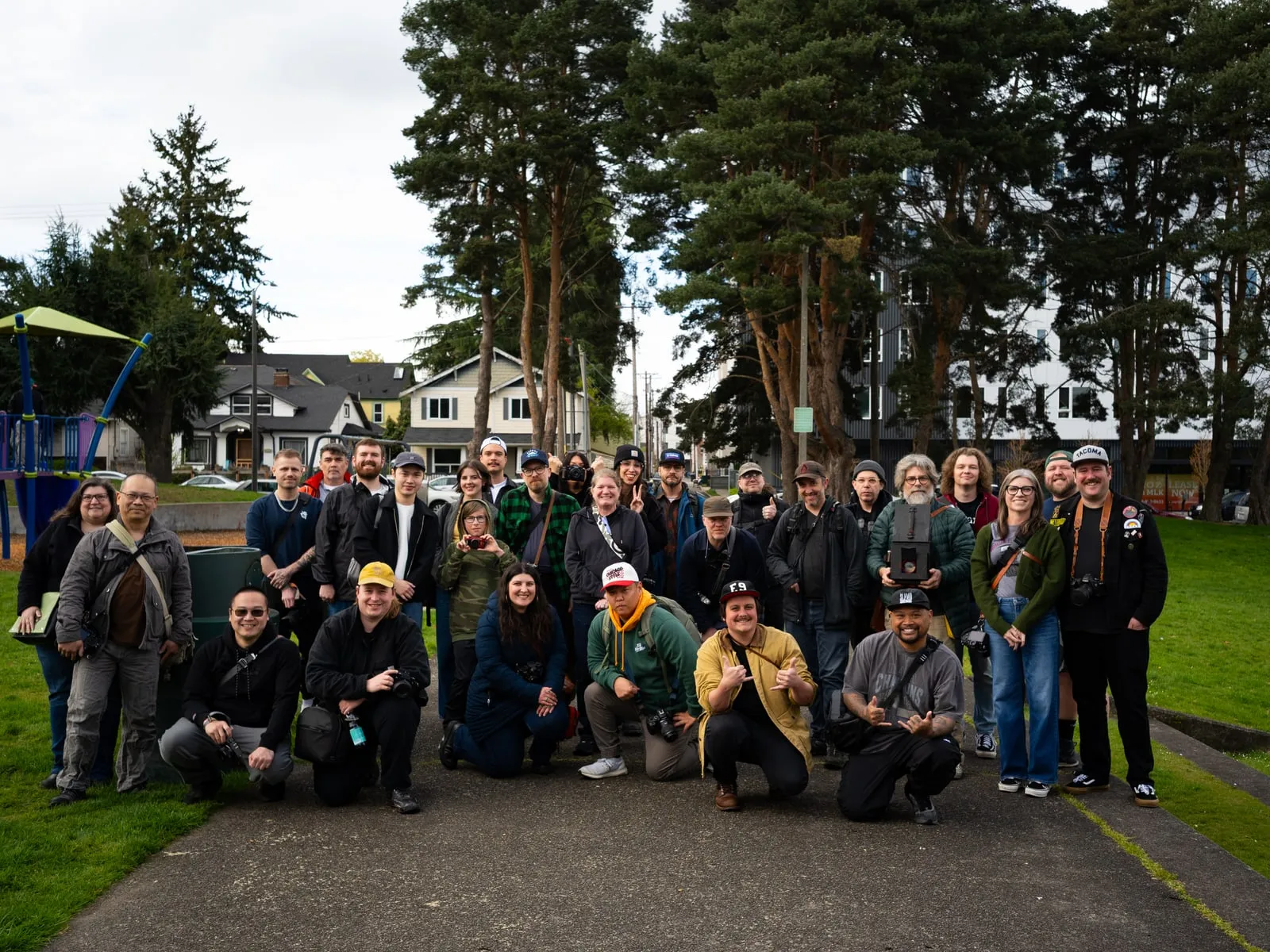 Club members at Photo Walk: Hilltop