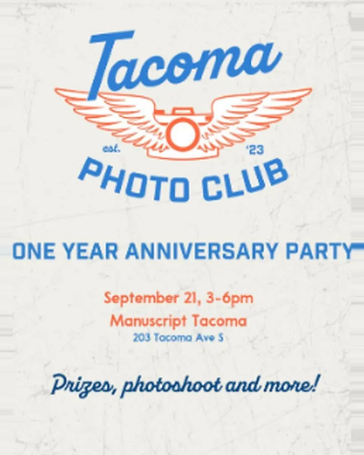 Flier for One Year Anniversary Party