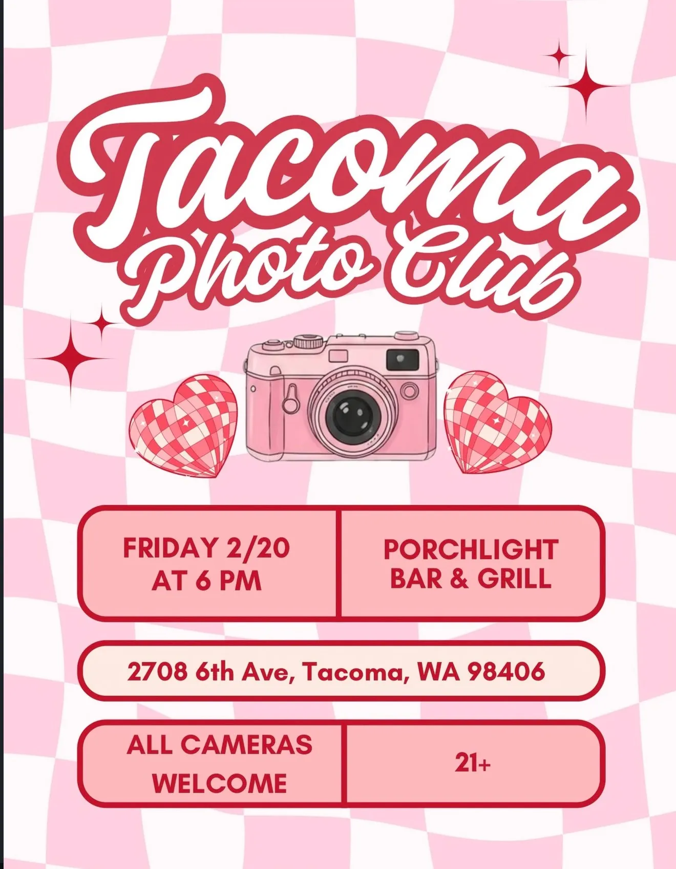 Flier for Hang Out With Us