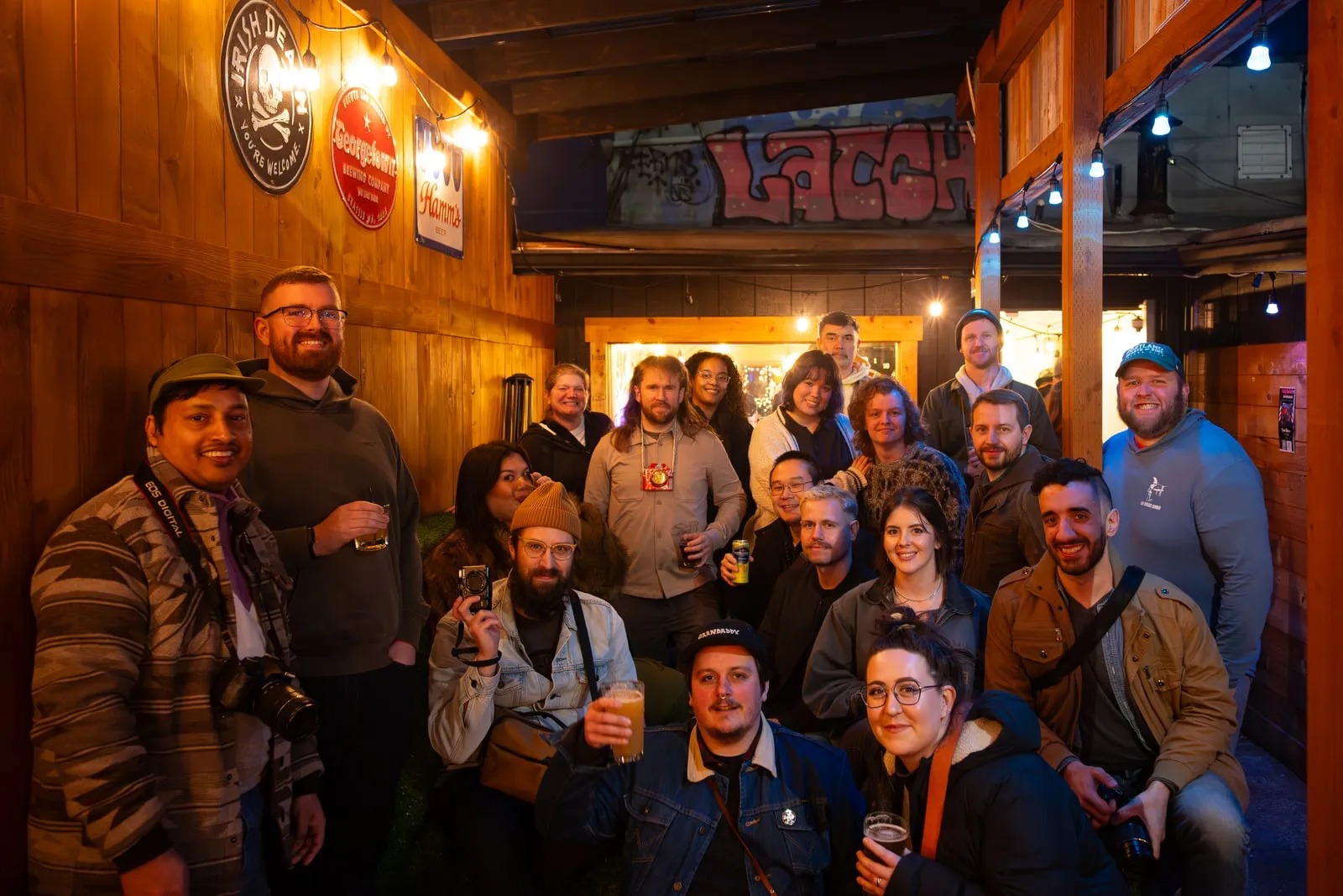 Club members at Hang Out With Us