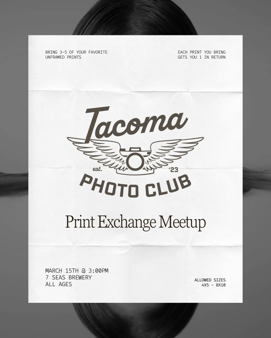 Flier for Print Exchange Meetup