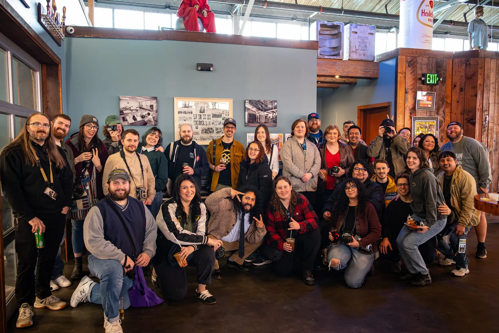 Club members at Print Exchange Meetup