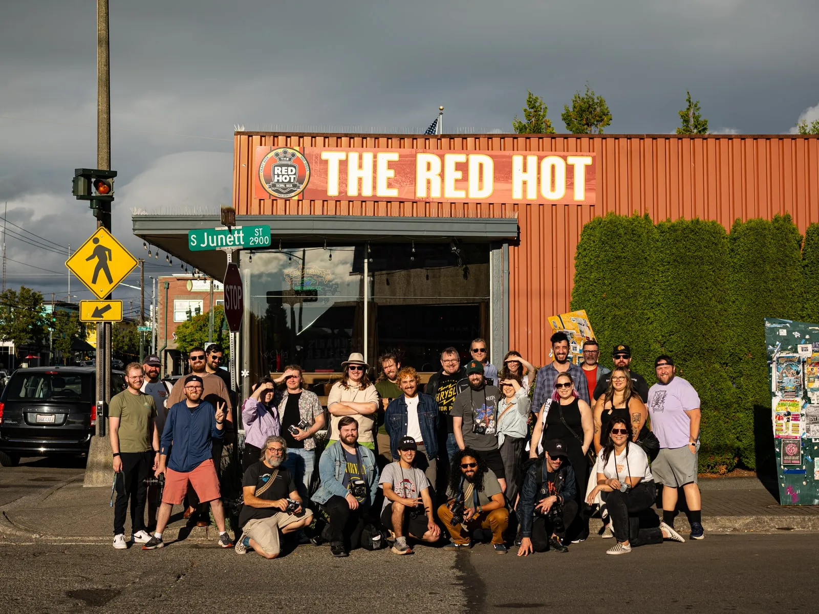 Club members at The Red Hot Meetup & Call for Prints
