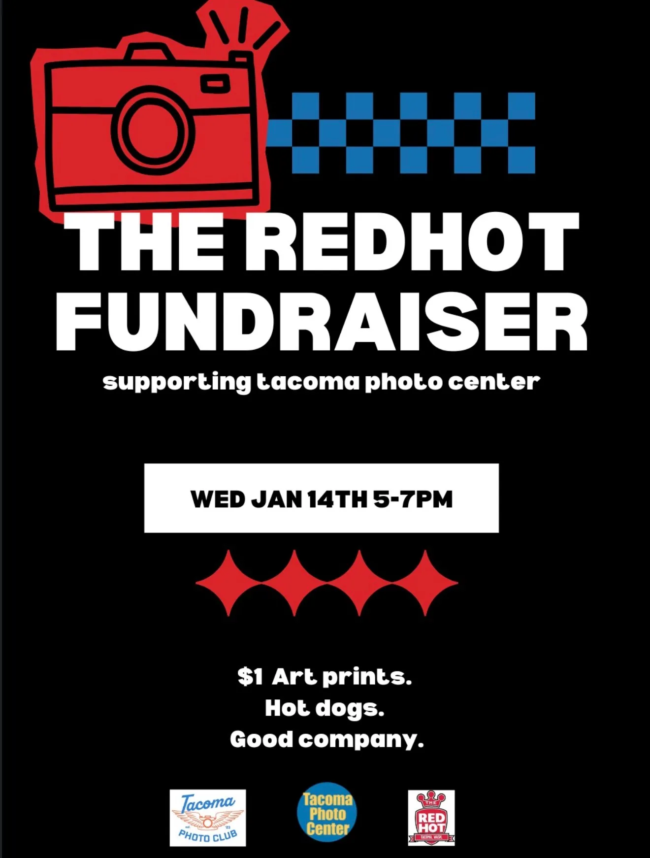Flier for The Red Hot Fundraiser
