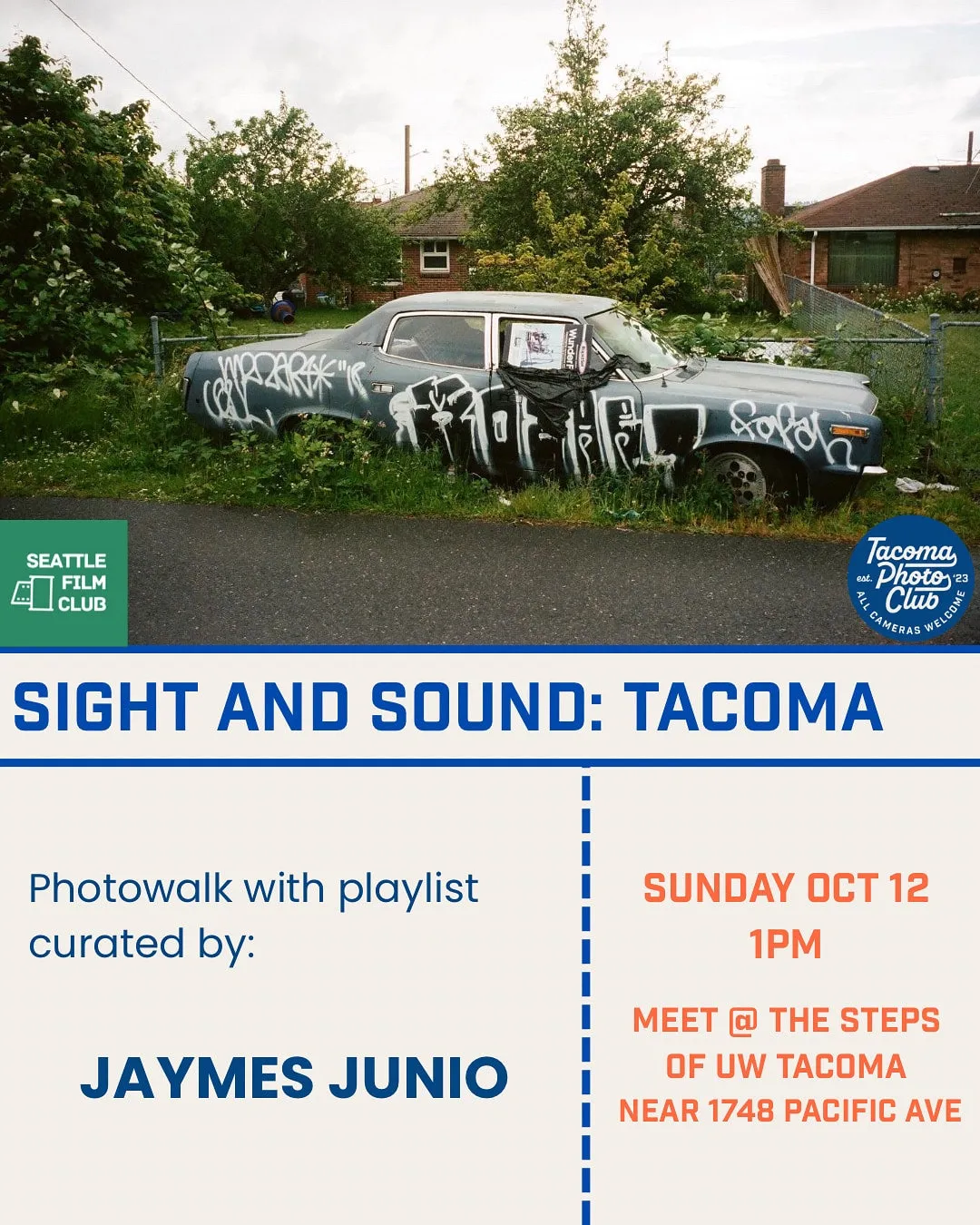 Flier for Sight and Sound: Tacoma