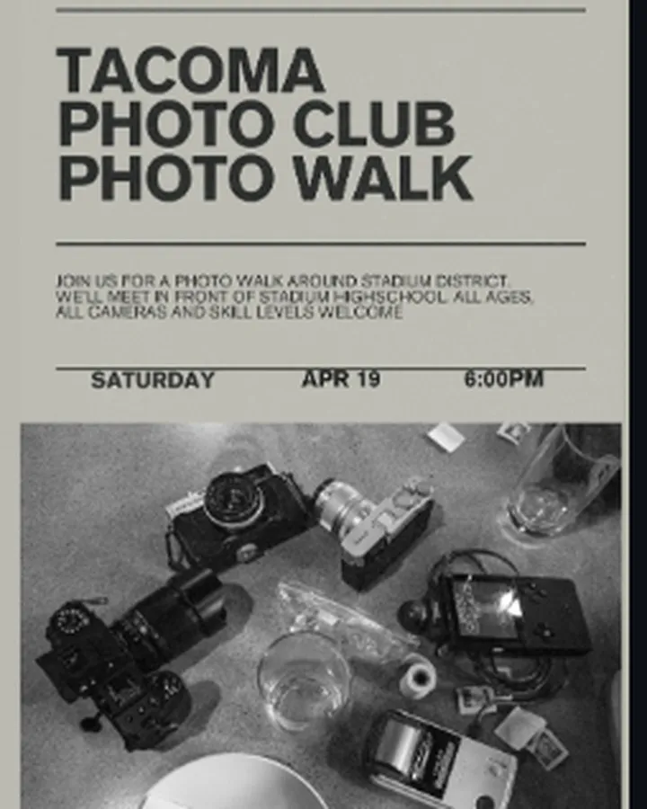 Flier for Stadium District Photo Walk